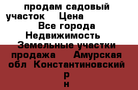 продам садовый участок  › Цена ­ 199 000 - Все города Недвижимость » Земельные участки продажа   . Амурская обл.,Константиновский р-н